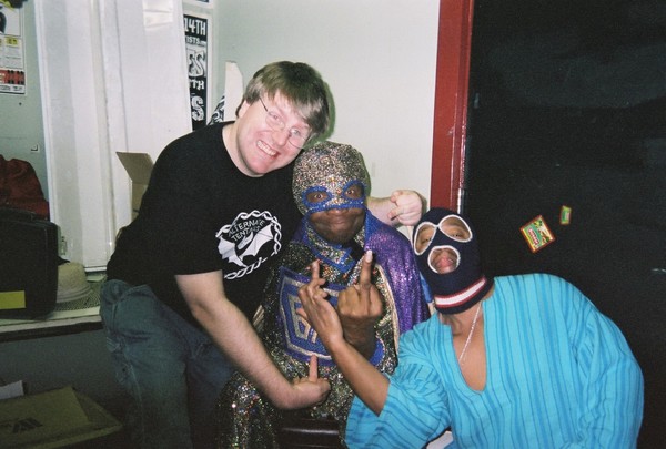 Tom (Drums), Blowfly (Words), Mr. Locke (Keyboards) !