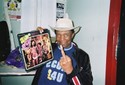 Blowfly backstage at the Brickyard (Blowfly called it the "Prickyard" ! )Vancouver , BC, Canada!