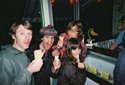 Scott , Nardwuar, Chris Murphy and Rebecca (Pony de Look), Toronto, Ontario, Canada!