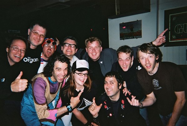 After the gig at The Dominion Tavern with members of Hot Piss, The Glads, Leather Uppers and Furnace Face, plus Skwirl Boy! Ottawa, Ontario, Canada!