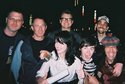 John , Larry Livermore( Potatomen), Esther, Dave , Paul (Franz Ferdinand), Frank (Unlovables), Nardwuar outside of Roseland, NYC, NY!