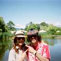 Feist, Nardwuar. Vancouver Folk Music Festival, Jericho Beach Park, Vancouver BC,  Canada!