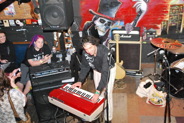 The Evaporators with Andrew W.K. at Headhunters, SXSW 2013 (Pics by Vanessa Mejia)