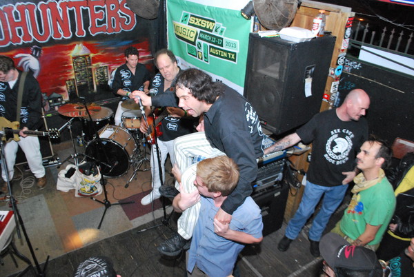 The Evaporators with Andrew W.K. at Headhunters, SXSW 2013 (Pics by Vanessa Mejia)