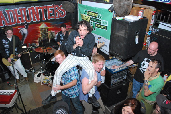 The Evaporators with Andrew W.K. at Headhunters, SXSW 2013 (Pics by Vanessa Mejia)