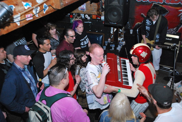 The Evaporators with Andrew W.K. at Headhunters, SXSW 2013 (Pics by Vanessa Mejia)