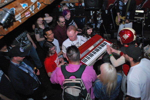 The Evaporators with Andrew W.K. at Headhunters, SXSW 2013 (Pics by Vanessa Mejia)