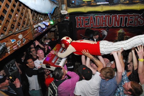 The Evaporators with Andrew W.K. at Headhunters, SXSW 2013 (Pics by Vanessa Mejia)