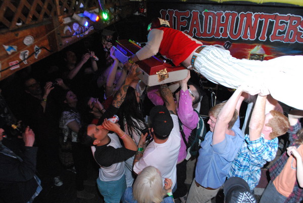 The Evaporators with Andrew W.K. at Headhunters, SXSW 2013 (Pics by Vanessa Mejia)