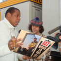 Nardwuar and Jay Z . Pemberton Music Festival, Mount Currie , BC Canada! 
