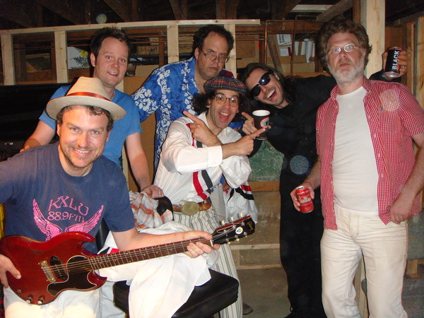 Downstairs @ Neptoon Records: Dave, Shawn, HAMM, Nardwuar, Andrew WK , John Collins !