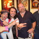 Nardwuar , Andrew WK, & Rob and Jamie from Neptoon Records, after the "A Wild Pear" all ages record release party @ Neptoon Records in Vancouver, BC , Canaduh!