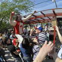The Evaporators @ Ms. Bea's !  Todd P Party ! SXSW 2009! (Photo by James Kim)