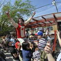The Evaporators @ Ms. Bea's !  Todd P Party ! SXSW 2009! (Photo by James Kim)