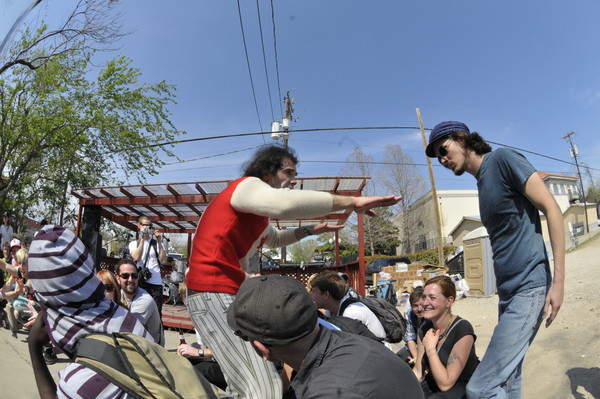 The Evaporators @ Ms. Bea's !  Todd P Party ! SXSW 2009! (Photo by James Kim)