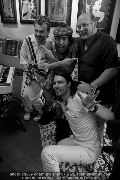 Dave, Nardwuar, Andrew WK and Rob from Neptoon Records!