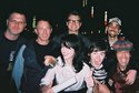 John (Evaporators), Larry Livermore( Potatomen), Esther, Dave (Evaporators), Paul (Franz Ferdinand), Frank (Unlovables), Nardwuar outside of Roseland, NYC, NY!