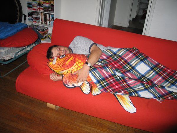 Kurt and a fish!