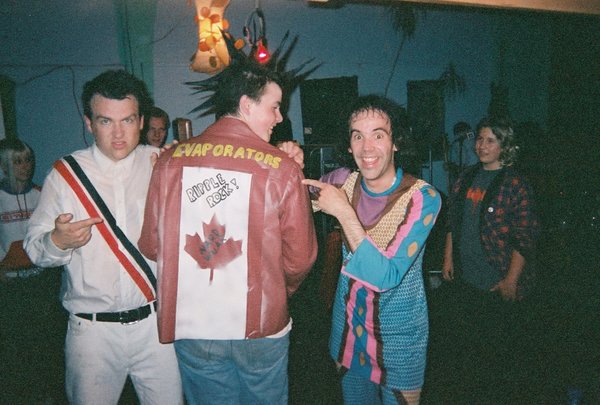 Dave , Garrett from Tacoma, and Nardwuar at The Love Nest, Olympia, Wash, USA!