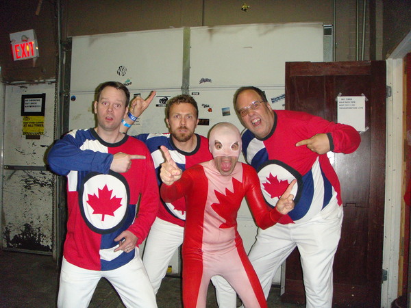 Shawn, Nick, Nardwuar, Hamm. Hi-Fi CLub, Sled Island, Calgary Alberta, Canada!