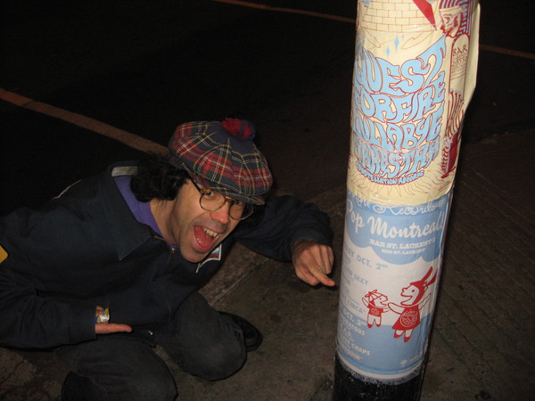 Posters in Montreal for the Evaporators "Mint Records" Showcase! Pop Montreal, 2008 !