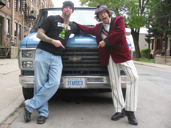 John Tard of the 3 Tards outside the Trash Palace in Toronto !