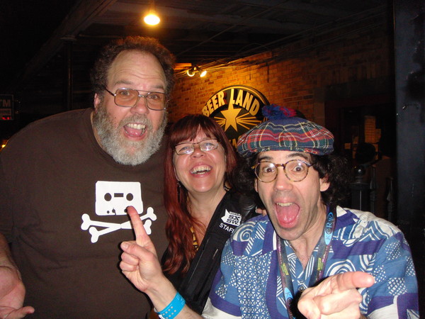 Hamm, Lori Barbero of Babes In Toyland , Nardwuar. SXSW 2012, Austin, Texas, USA !