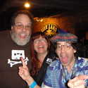 Hamm, Lori Barbero of Babes In Toyland , Nardwuar. SXSW 2012, Austin, Texas, USA !