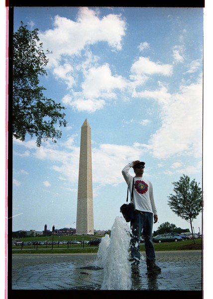 Nardwuar on Tour and on Guard with The Evaporators. 1994, Washington, DC, USA!