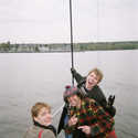 The foredeck crew: Andy, Nardwuar and Alex!