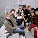 Nardwuar at the Helm with Franz Ferdinand! English Bay, Vancouver, BC, Canada!