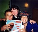 Jello, Heino, Ani Kyd, Nardwuar backstage at the Norm Theatre, University of BC.