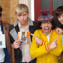 The Drums, Nardwuar, take 1  ! Vancouver, BC, Canaduh !