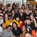 Nardwuar, Andrew W.K. and the crew and cast from The Evaporators & Andrew W.K."Hate Being Late" video. CiTR Radio, Vancouver, BC, Canada!