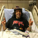 Discharged Nardwuar from VGH Stroke Unit today. Outlook surgery in Feb. Thanks for all the support & Tweets & Messages !