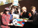 Nardwuar interviews Franz Ferdinand for a third time! Oct 4, 2005. Georgian Court Hotel Patio, Vancouver, BC, Canada!