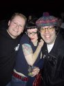 Greg from Venus Flytrap's Love Den,  Jeanette, and Nardwuar flocking with the seagulls.