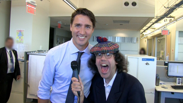 Justin Trudeau, Nardwuar ! Canadian Election 2015,  Vancouver, BC, Canada!