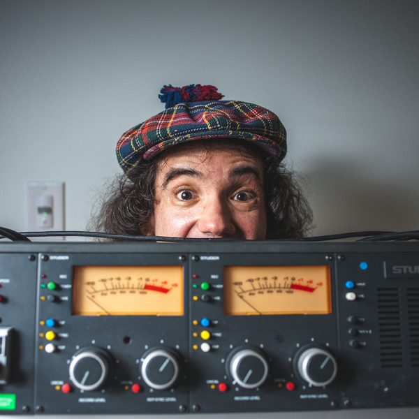 Nardwuar at CiTR Radio ! Vancouver, BC, Canada! (Pic by Konstantin Prodanovic)