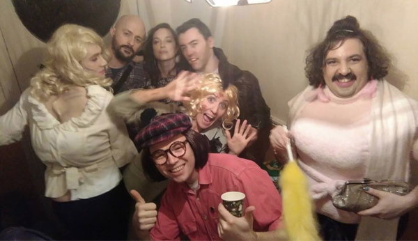 Dressed as Nardwuar ! Hallowe'en 2015 !