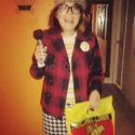 Dressed as Nardwuar ! Hallowe'en 2015 !