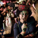 Dressed as Nardwuar ! Hallowe'en 2015 !