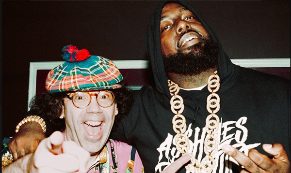 Nardwuar, Trae tha Truth. SXSW, 2016 . Pic:  Orlando De La Cruz / Highsnobiety 