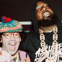 Nardwuar, Trae tha Truth. SXSW, 2016 . Pic:  Orlando De La Cruz / Highsnobiety 