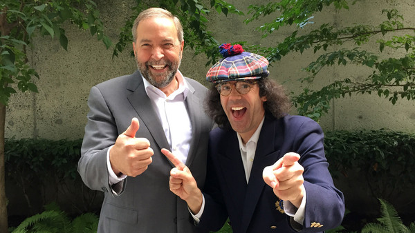 Thomas Mulcair, Nardwuar ! Vancouver, BC, Canada! Canadian Election 2015,  Vancouver, BC, Canada!