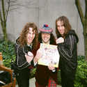 Nardwuar, and Airbourne. Garden near Plaza Club, Vancouver, BC, Canada!