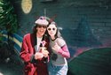 Nardwuar , Amy Lee of Evanescence in an alley off Granville Street, Vancouver, BC, Canada.