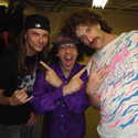 DJ Mackey, Nardwuar, Beardo, Backstage at Snoop Dogg's Vancouver July 2009 Gig (Sadly Snoop *cancelled all interviews* that night!!!)