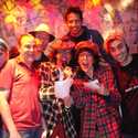 With the cast of the play "Hardcore Logo Live". Rickshaw Theatre, Vancouver, VC, Canada!