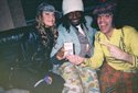 Fergie, J.J. FAD cassette single, and Will.I.Am of  The Black Eyed Peas with Nardwuar on their bus outside Richard's on Richard's, Vancouver, BC, Canada!